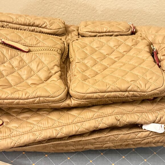 **NWT** MZ Wallace Caramel Large Metro Travel Tote -Stylish & Spacious! - Picture 6 of 10